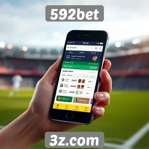 Avaliação da experiência móvel no 592bet